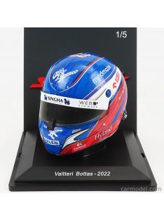   Spark-Model - Bell Helmet F1 Casco Helmet Alfa Romeo C42 Team Orlen Racing N 77 Season 2022 Valtteri Bottas Blue White Red