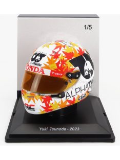   Spark - BELL HELMET F1  CASCO HELMET AT04 TEAM ALPHA TAURI N 22 SEASON 2023 YUKI TSUNODA WHITE RED BLACK