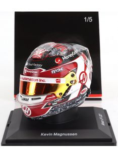   Spark - BELL HELMET F1  CASCO HELMET HAAS FW23 TEAM MONEYGRAM HAAS N 20 MONACO GP 2023 KEVIN MAGNUSSEN RED WHITE BLACK