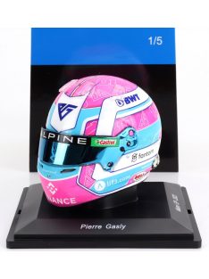   Spark - BELL HELMET F1  CASCO HELMET RENAULT A523 TEAM BWT ALPINE N 10 MIAMI GP 2023 PIERRE GASLY WHITE RED BLUE