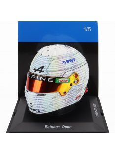   Spark - BELL HELMET F1  CASCO HELMET RENAULT A523 TEAM BWT ALPINE N 31 BRITISH GP 2023 ESTEBAN OCON WHITE