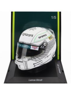   Spark - BELL HELMET F1  CASCO HELMET ASTON MARTIN AMR23 TEAM ARAMCO COGNIZANT N 18 JAPAN GP 2023 LANCE STROLL WHITE