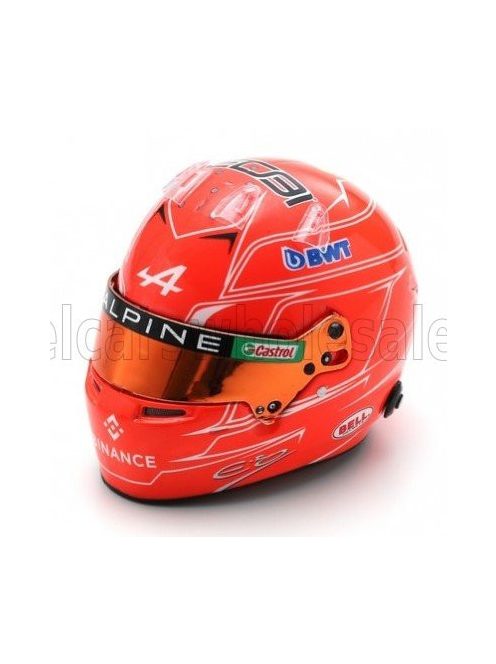 Spark - BELL HELMET F1  CASCO HELMET RENAULT A523 TEAM BWT ALPINE N 31 AZERBAIJAN GP 2023 ESTEBAN OCON RED