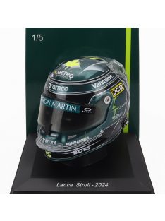   Spark - BELL HELMET CASCO HELMET F1 LANCE STROLL TEAM ASTON MARTIN ARAMCO COGNIZANT N 18 SEASON 2024 GREEN