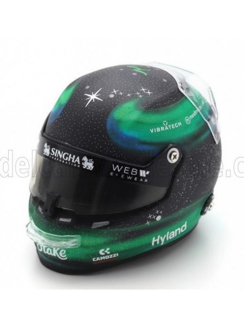 Spark - BELL HELMET CASCO HELMET F1 VALTTERI BOTTAS TEAM STAKE KICK SAUBER N 77 SEASON 2024 GREEN BLACK