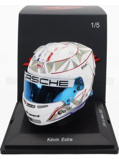   Spark - BELL HELMET CASCO HELMET PORSCHE 911 991 RSR-19 TEAM PORSCHE GT N 92 24h LE MANS 2022 KEVIN ESTRE WHITE