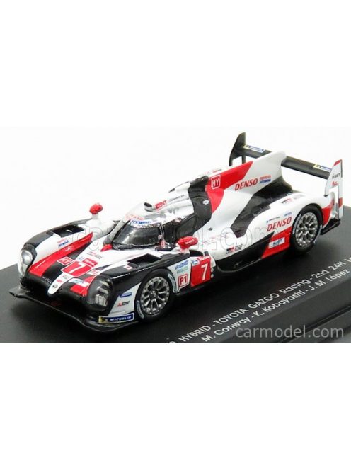 Spark-Model - Toyota Ts050 Hybrid Team Toyota Gazoo Racing N 7 2Nd 24H Le Mans 2019 M.Conway - K.Kobayashi - J.M.Lopez White Red Black