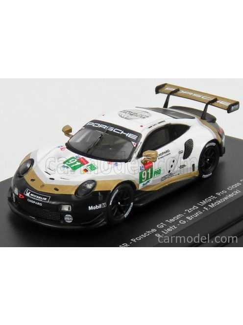 Spark-Model - Porsche 911 991 Rsr Team Porsche Gt N 91 24H Le Mans 2019 R.Lietz - G.Bruni - F.Makowiecki White