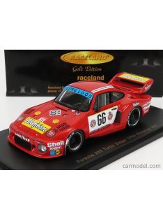   Spark-Model - Porsche 935 Team Gelo Warsteiner Sieger N 66 Winner Drm Norisring 1977 R.Stommelen Red Yellow