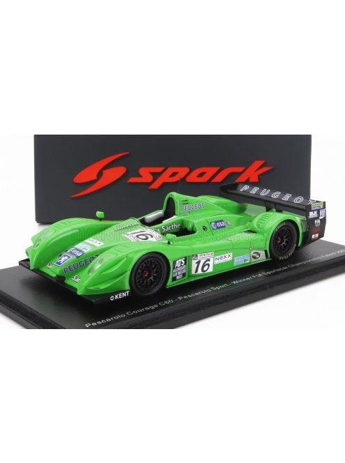 Spark - COURAGE C60 TEAM PESCAROLO SPORT N 16 WINNER FIA SPORTSCAR ESTORIL 2003 J.C.BOUILLON - S.SARRAZIN GREEN