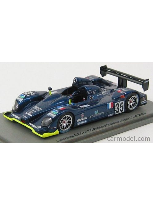 Spark-Model - Courage C65 Aer N 35 William Epsilon Sport Le Mans 2004 Jeannette - Pickering - Deriot Blue Met