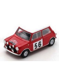   Spark - MORRIS MINI COOPER S N 56 RALLY MONTECARLO 1965 P.HOPKIRK - H.LIDDON RED WHITE