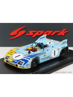   Spark-Model - Porsche 908/3 Spider N 1 Winner 9H Kyalami 1973 R.Jost - H.Muller Light Blue Yellow