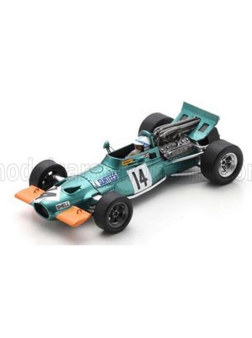 Spark - BRM F1  139 N 14 BRITISH GP 1969 J.SURTEES GREEN ORANGE