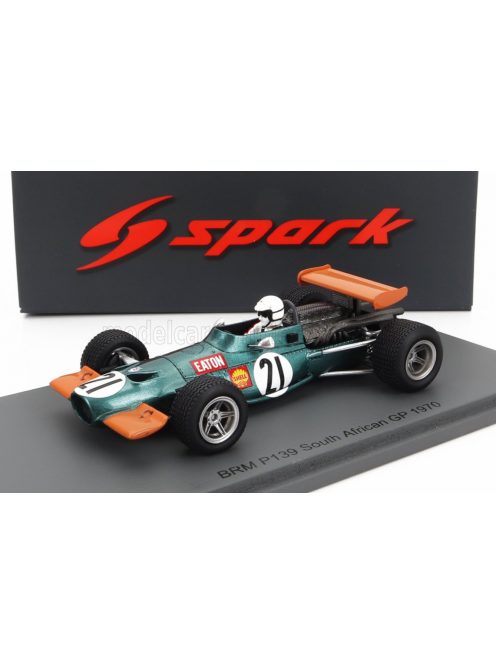 Spark - BRM F1  139 N 21 AFRICAN GP 1970 G.EATON GREEN ORANGE