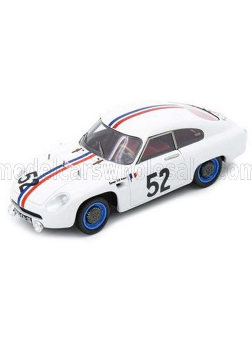 Spark - PANHARD DB HBR TEAM AUTOMOBILES BONNET N 52 24h LE MANS 1961 J.C.CAILLAUD - R.MOUGIN WHITE