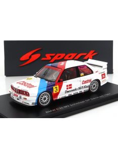   Spark - BMW 3-SERIES M3 (E30) TEAM SCHNITZER N 3 DENMARK GP 1991 KRIS NISSEN WHITE BLUE RED