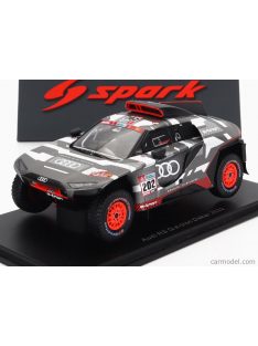   Sparkmodel - Audi Q E-Tron Rs Team Audi Sport N 202 Rally Dakar 2022 C.Sainz - L.Cruz Grey Silver Black