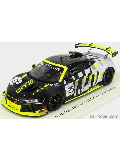 Spark-Model - Audi R8 Lms Gt2 Team Audi Sport N 25 2019 Black Silver