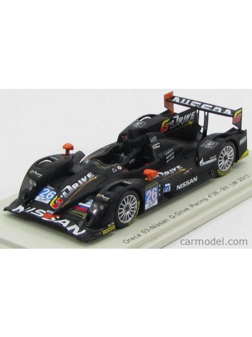 Spark-Model - Oreca 03-Nissan Team G-Drive Racing N 26 9Th 24H Le Mans 2013 M.Conway - J.Martin - R.Rusinov Matt Black