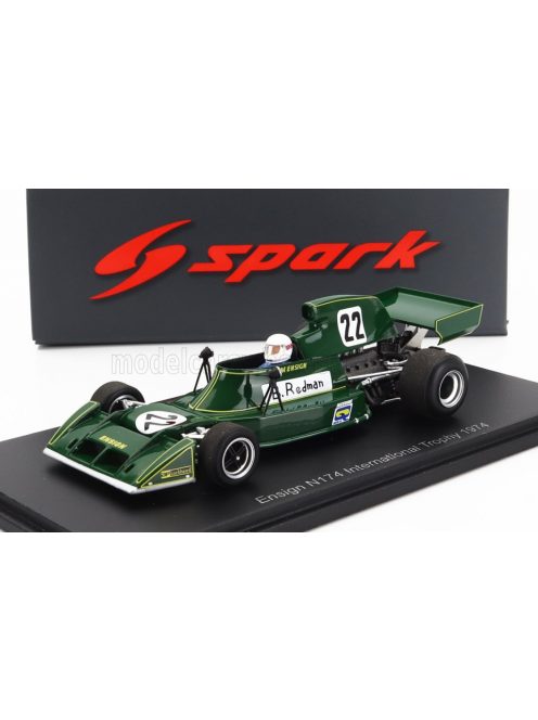 Spark - ENSIGN F1  N174 N 22 INTERNATIONAL TROPHY 1974 BRIAN REDMAN GREEN