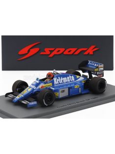   Spark - OSELLA F1  FA1G N 24 BRITSH GP 1985 PIERCARLO GHINZANI BLUE BLACK