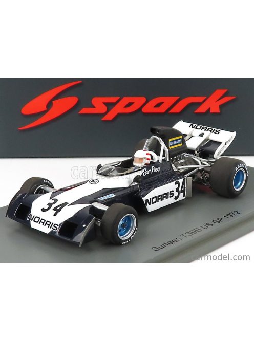 Spark-Model - Surtees F1 Ts9B N 34 Usa Gp 1972 S.Posey Blue White