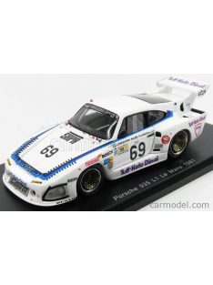   Spark-Model - Porsche 935 L1 N 69 24H Le Mans 1981 J.Lundgardh - M.Wilds - A.Plankenhorn White Blue