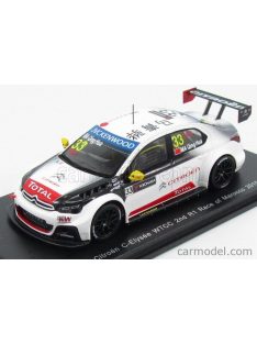   Spark-Model - Citroen C-Elysee Wtcc N 33 2Nd R1 Race Of Marocco 2015 Ma Qing Hua White Black