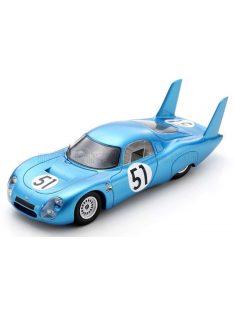   Spark - PEUGEOT CD SP66 TEAM AUTOMOBILES CD N 51 24h LE MANS 1966 C.LAURENT - J.C.OGIER LIGHT BLUE MET