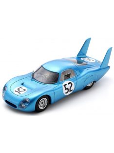   Spark - PEUGEOT CD SP66 TEAM AUTOMOBILES CD N 52 24h LE MANS 1966 P.LELONG - A.BERTAUT LIGHT BLUE MET