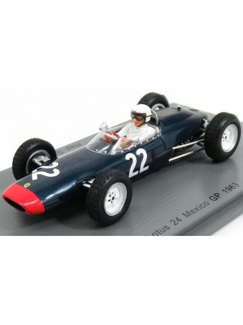 Spark - LOTUS F1  24 N 22 MEXICO GP 1963 H.SCHARP BLUE RED