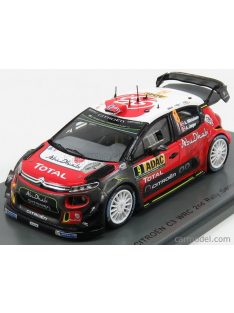   Spark-Model - Citroen C3 Wrc Team Citroen Total Abu Dhabi Wrt N 9 Rally Germany 2017 A.Mikkelsen - A.Jager Red Black White