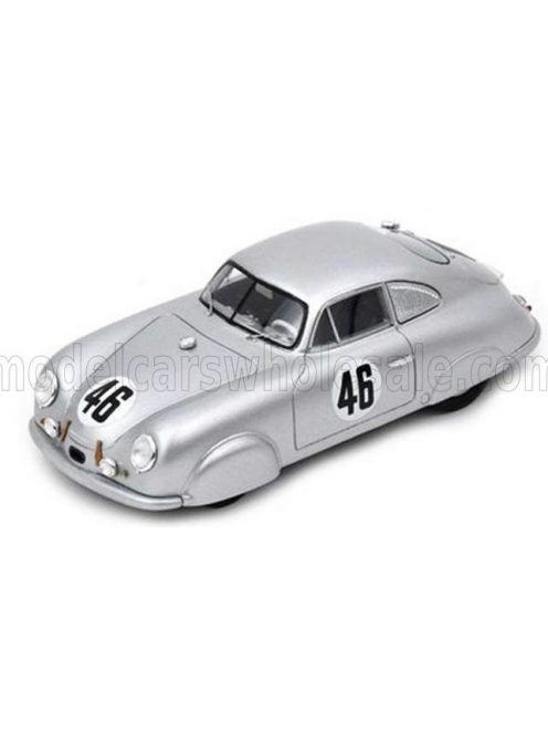 Spark - PORSCHE 356 SL COUPE TEAM PORSCHE K.G. N 46 WINNER CLASS 24h LE MANS 1951 AUGUSTE VEUILLET - EDMOND MOUCHE SILVER