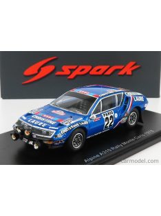   Spark-Model - Renault Alpine A310 N 22 Rally Montecarlo 1976 J.Henry - M.Gelin Blue Met Black