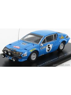   Spark-Model - Renault A310 Alpine N 5 Tally Montecarlo 1975 J.L.Therier - M.Vial Light Blue