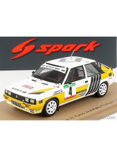   Spark-Model - Renault R11 Turbo N 4 2Nd Rally Porugal 1987 J.Ragnotti - P.Thimonier White Yellow Black