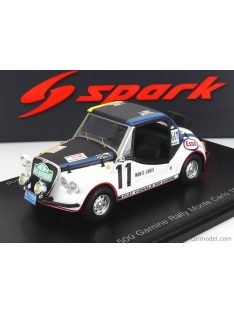   Spark-Model - Fiat 500 Amine N 11 Rally Montecarlo 1969 R.F.Dulbecco - Y.Le Graverend White Black