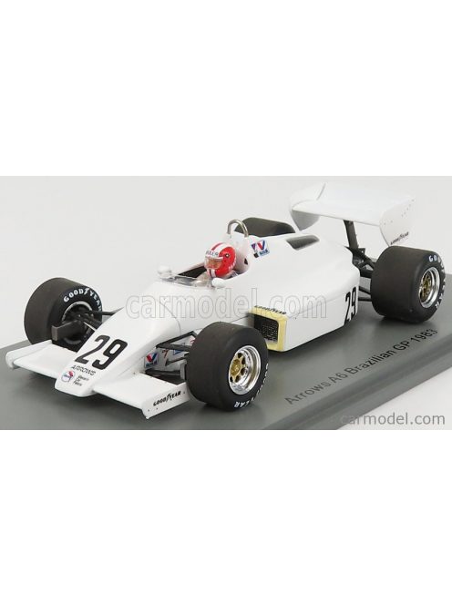 Spark-Model - Arrows F1 A6 N 29 Brazil Gp 1983 M.Surer White