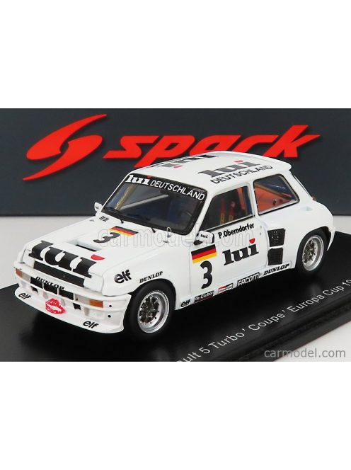 Spark-Model - Renault R5 Turbo N 3 Eurocup 1981 P.Oberndorfer White