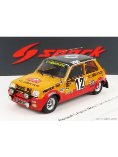   Spark-Model - Renault R5 Alpine Gr.2 N 12 3Rd Rally Montecarlo 1978 G.Frequelin - J.Delaval Yellow Red Black