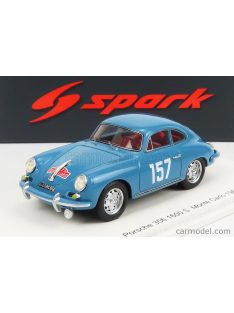   Spark-Model - Porsche 356B 1600S N 157 Rally Montecarlo 1960 A.Gacon - R.Gannot Blue