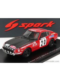   Spark-Model - Datsun 240Z N 20 Rally Montecarlo 1972 T.Fall - M.Wood Red Black