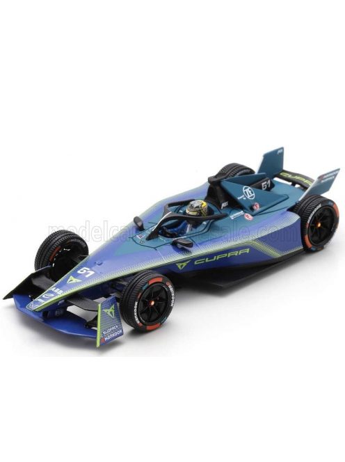 Spark - MAHINDRA FORMULA-E M9 ELECTRO TEAM ABT CUPRA N 51 SEASON 2023-2024 NICO MULLER BLUE YELLOW