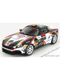   Spark-Model - Fiat 124 Abarth Rgt Team Lac Racing N 39 Rally Montecarlo 2020 L.Caprasse - R.Herman Black White Red