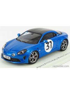   Spark-Model - Renault A110S Alpine N 31 Rally Montecarlo 2021 E.Ocon Blue Black