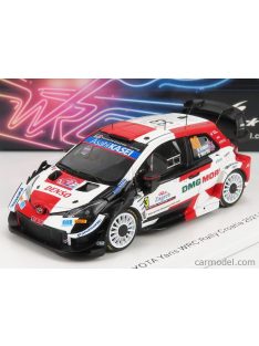   Spark-Model - Toyota Yaris Wrc N 33 2Nd Rally Croatia 2021 E.Evans - S.Martin White Red Black