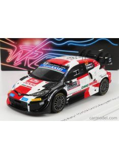   Spark-Model - Toyota Yaris Gr Rally1 Team Toyota Gazoo Racing Wrt N 33 Rally Montecarlo 2022 E.Evans - S.Martin White Red Black