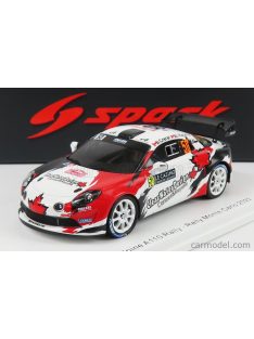   Spark-Model - Renault Alpine A110 Rally N 50 Rally Montecarlo 2022 I.Crerar - E.Racette White Red Black