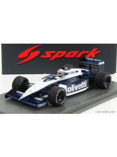   Spark-Model - Brabham F1 Bt56 N 7 3Rd Mexico Gp 1987 R.Patrese Blue White